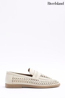 River Island Woven Loafers
