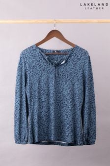 Lakeland Martha服飾藍色系帶領平織上衣 (N95248) | NT$1,400