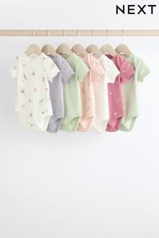 Multi 7 Pack Pastel Short Sleeve Bodies (N95289) | $34 - $38