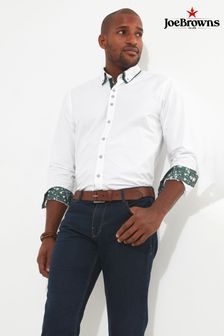 Joe Browns White Smart Triple Collared Shirt (N95334) | $94