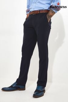 Joe Browns Blue Textured Seersucker Suit Trousers (N95393) | SGD 124