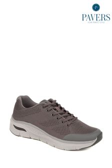 אפור כהה - נעלי ספורט של Pavers עם שרוכים (N95403) | ‏201 ‏₪