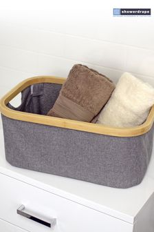 Showerdrape Grey Cotswold Storage Basket