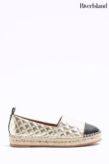 River Island Quilted Espadrille Shoes