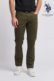 أخضر - بنطلون 5 جيوب رجالي Core من U.s. Polo Assn (N95626) | 414 ر.س