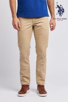 U.S. Polo Assn. Brown Core 5 Pocket Mens Trousers (N95655) | $111