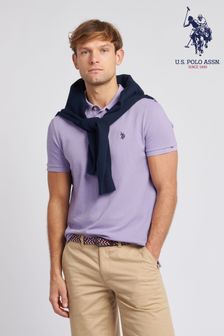 U.S. Polo Assn. Regular Fit Pique Polo Shirt (N95657) | ₪ 251