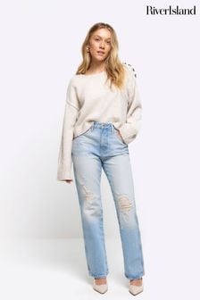 River Island Jeans in Slim Straight Fit und Kurzgröße ohne Stretch (N95680) | 81 €