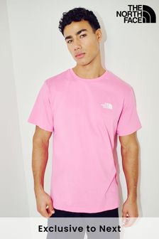 The North Face Pink Mens Simple Dome Short Sleeve T-Shirt (N95728) | €31