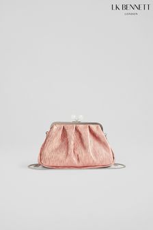 LK Bennett Lainey Crinkle Satin Clutch (N96148) | ₪ 1,001