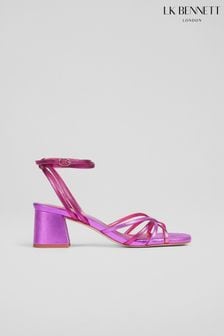 Розовый - Lk Bennett Starlet Strappy Sandals (N96162) | €396