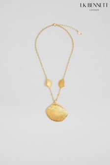 LK Bennett Coral Shell Necklace