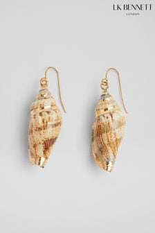 LK Bennett Maris Painted Shell Earrings (N96196) | $108