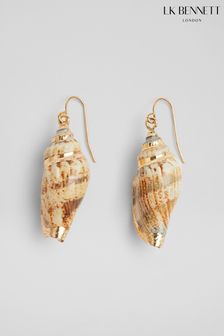 LK Bennett Maris Painted Shell Earrings