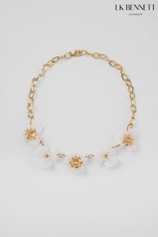 LK Bennett Florella Resin Floral Necklace (N96217) | $305