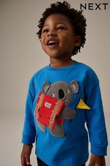 Modra s koalo - 100% Cotton Long Sleeve Interactive T-shirt (3mths-7yrs) (N96241) | €13 - €15