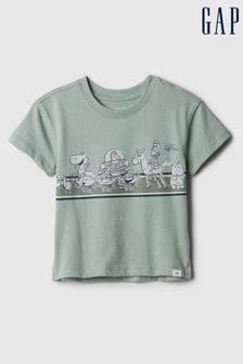 Gap Green Disney Toy Story Graphic Short Sleeve Crew Neck T-Shirt (6mths-5yrs) (N96441) | €14