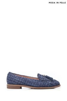藍色 - Moda In Pelle粉紅色Emmarose豹紋流蘇邊樂福鞋 (N96460) | NT$4,150