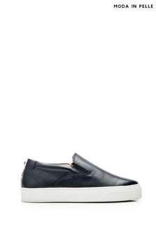 أسود - حذاء رياضي سهل اللبس بنعل رفيع بحافتين Adrina من Moda in Pelle (N96504) | 567 ر.س