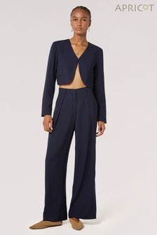 Apricot Blue Pleat Detail Soft Tailored Trousers (N96536) | SGD 70