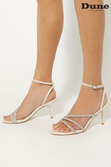 Dune London Midsummers Bridal Diamanté Strap Sandals (N96650) | 237 €