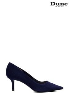 Dune London Blue Absolute Mid Heel Pointed Courts (N96700) | $119