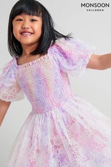 粉色 - Monsoon獨角獸印花洋裝 (N97135) | NT$1,400 - NT$1,630