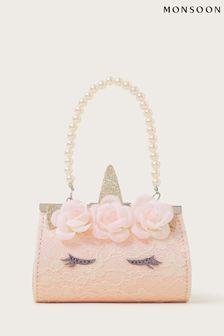 Monsoon Pink Flower Unicorn Mini Bag (N97171) | €14