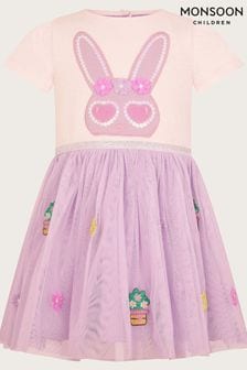 Monsoon Purple Baby Disco Bunny Dress (N97223) | AED242 - AED270