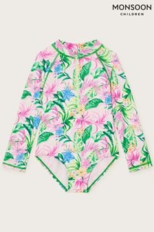 Monsoon Tropical Palm Print Swimsuit