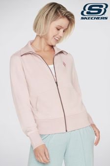 Skechers Pink Hoodless Hoodie Diamond Jacket (N97522) | $86