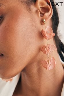 Pink prom earrings top