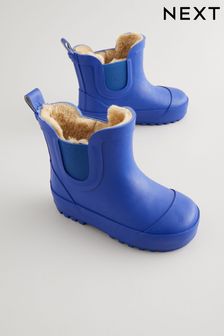 Boys lined wellies sales