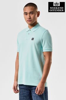 Aquamarin - Weekend Offender Herren-Polo-shirt „Caneiros“ mit klassischem Abzeichen (N97776) | 62 €