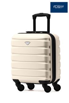 Flight Knight Cream EasyJet Underseat 4 Wheel ABS Hard Case Cabin Carry On Hand Luggage