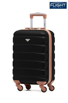 Flight Knight Easyjet Size Black Hard Shell ABS Cabin Carry On Case Luggage (N97859) | SGD 97
