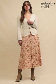 Nobodys Child Cream Sadie Midi Skirt (N97924) | €58