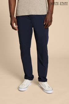 White Stuff Blue Palmer Drawstring Chino Trousers (N98236) | $72