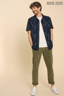 White Stuff Blue Crab Printed Shirt (N98244) | €58