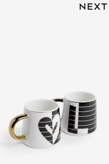 Monochrome Alphabet Mug (N98253) | 45 zł