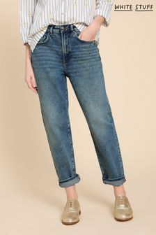 White Stuff Blue Tilly Tapered Jeans (N98264) | CA$165