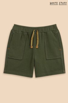 White Stuff Green Jersey Shorts (N98603) | ￥2,110