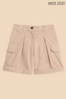 White Stuff Natural Colette Cargo Shorts (N98606) | 115 SAR
