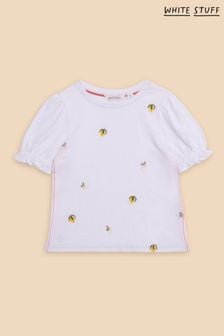 White Stuff Embroidered Lemon T-shirt (N98609) | €19