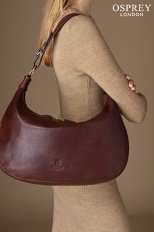 Osprey London The Burleigh Leather Hobo Brown Bag (N98805) | HK$3,033