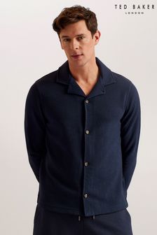 Ted Baker Blue Regular Jersey Shirt (N98893) | SGD 174