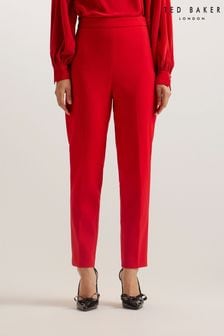 Ted Baker Red Manabut Tailored Trousers (N99010) | $297