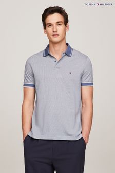 Tommy Hilfiger Blue Oxford Collar Polo T-Shirt