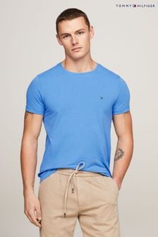 Blau - Tommy Hilfiger T-Shirt mit schmaler Passform und Stretch-Anteil (N99244) | 62 €