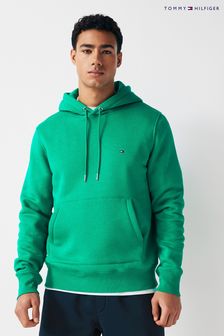 綠色 - Tommy Hilfiger大地色經典旗幟連帽衫 (N99247) | NT$5,130